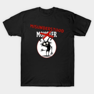 Not a Monster - Just Misunderstood (dark) T-Shirt